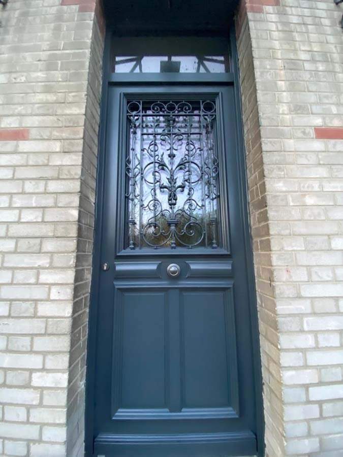 Porte d'entrée bois Colmar